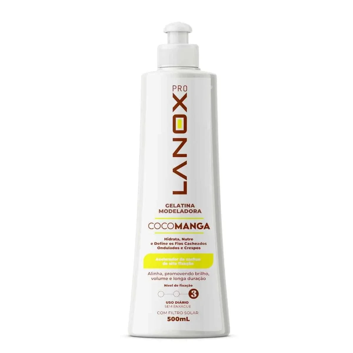 Gelatina Lanox CocoManga - 500ml - Trihair Cosméticos